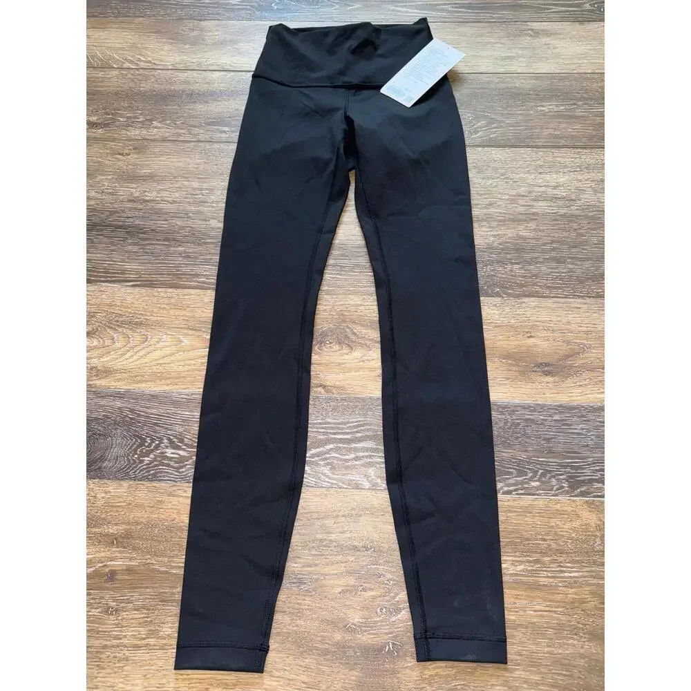 Lululemon Wunder Train High Rise 28” Black Size 4 NWT